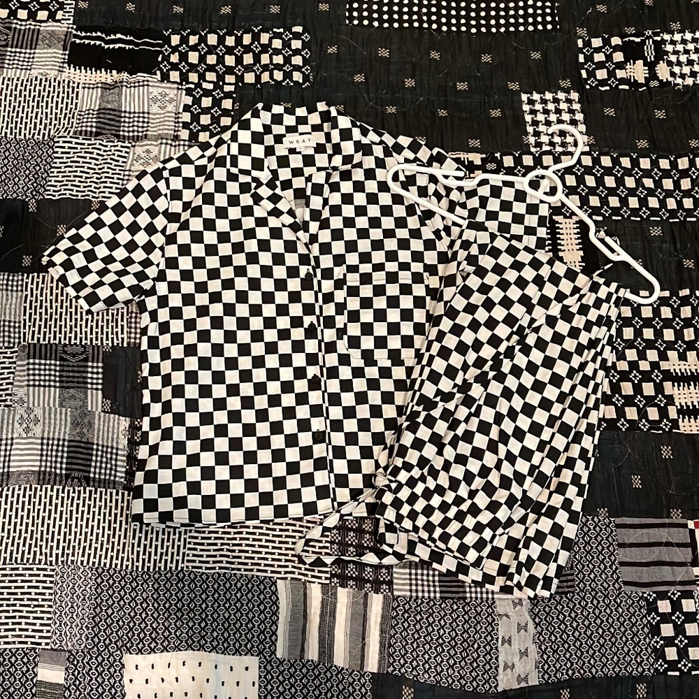 Wray NYC checkered set